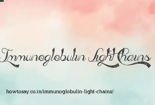 Immunoglobulin Light Chains