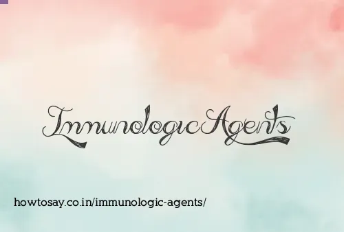 Immunologic Agents