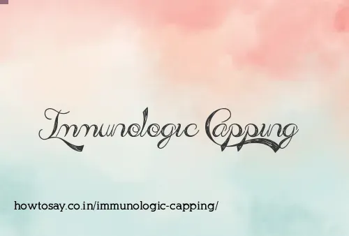 Immunologic Capping
