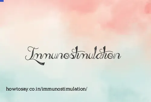 Immunostimulation