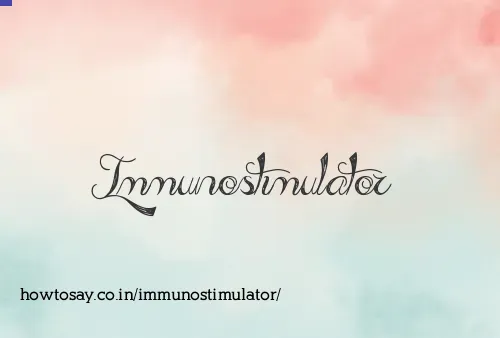 Immunostimulator