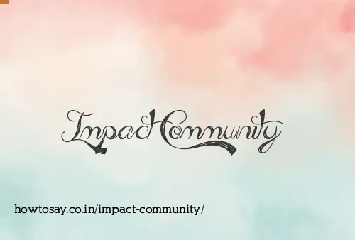Impact Community