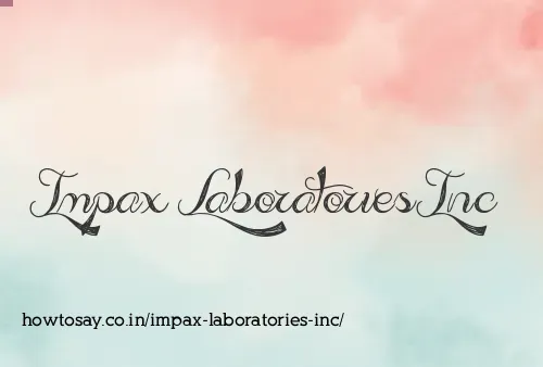 Impax Laboratories Inc