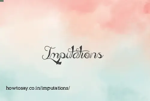 Imputations