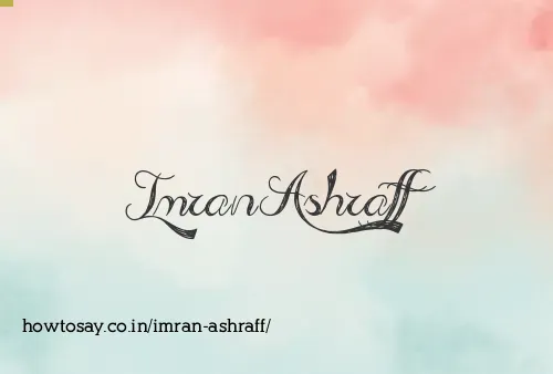 Imran Ashraff