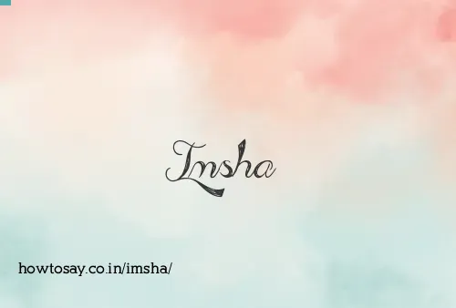 Imsha