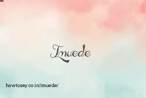Imuede