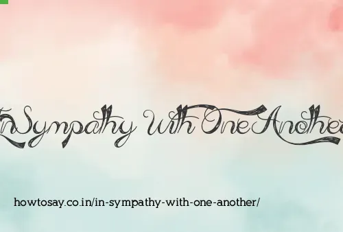 In Sympathy With One Another