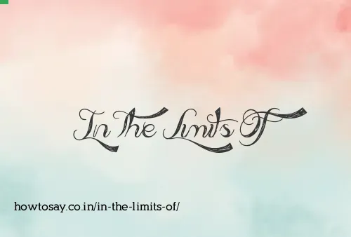 In The Limits Of