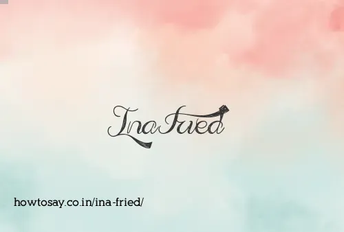 Ina Fried