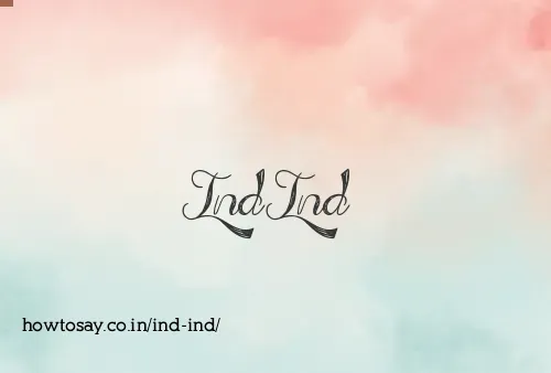 Ind Ind