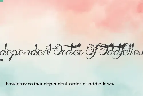 Independent Order Of Oddfellows