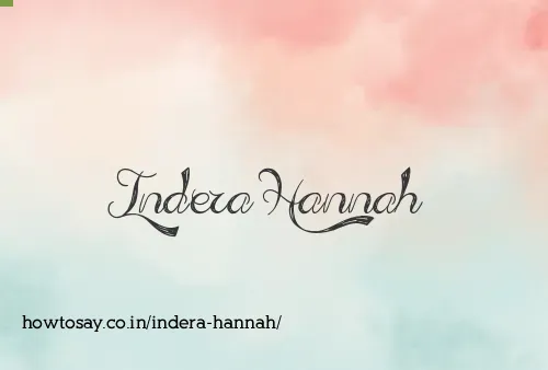 Indera Hannah