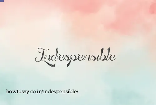 Indespensible