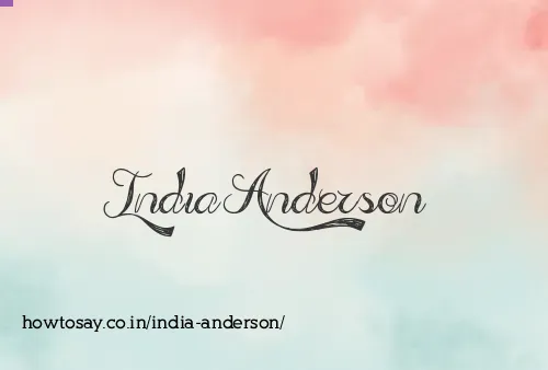 India Anderson