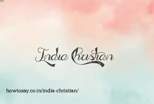 India Christian