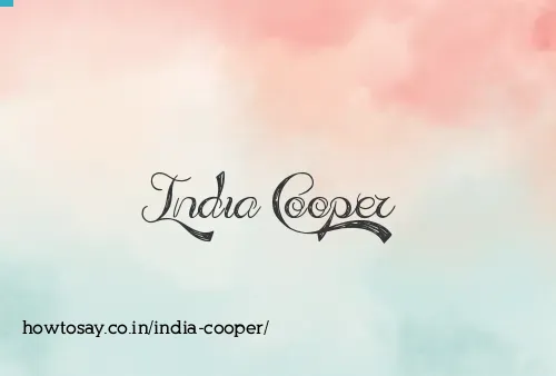 India Cooper