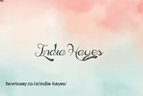 India Hayes