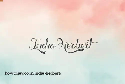 India Herbert