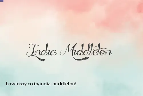 India Middleton