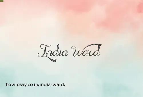 India Ward