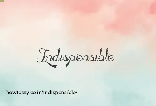 Indispensible