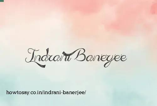 Indrani Banerjee