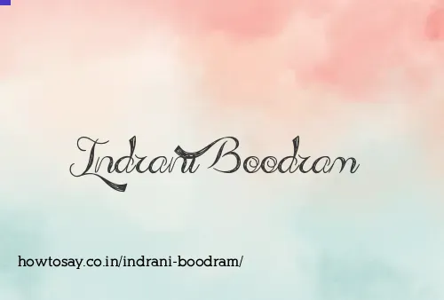 Indrani Boodram