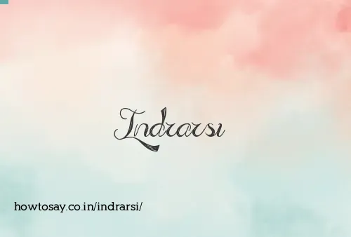 Indrarsi