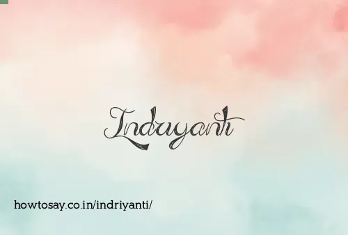 Indriyanti