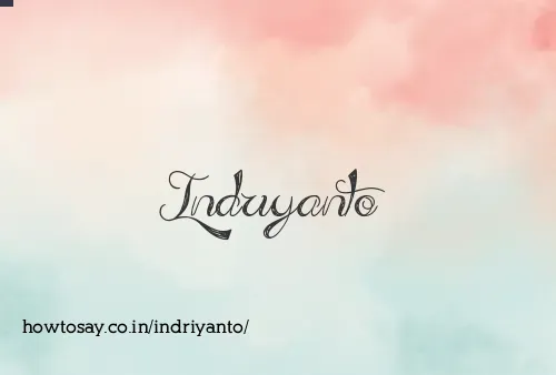 Indriyanto