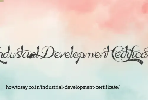 Industrial Development Certificate