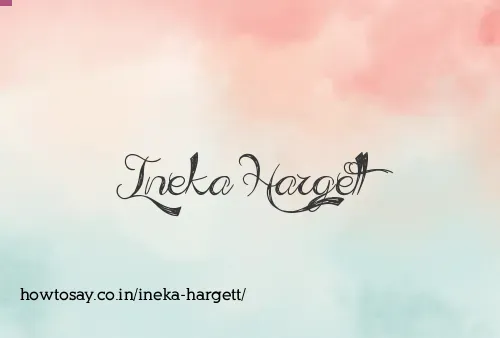 Ineka Hargett