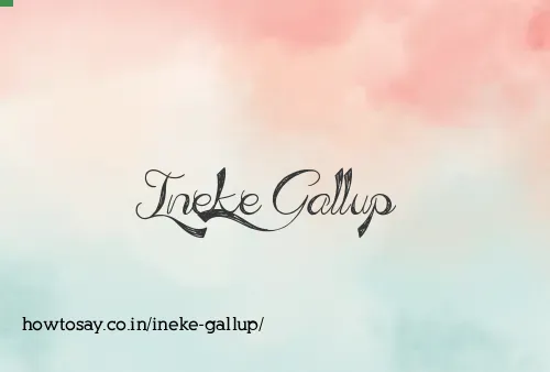 Ineke Gallup