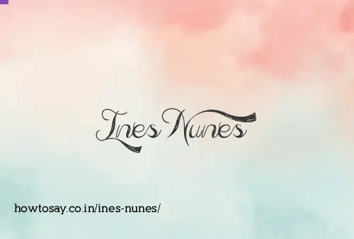 Ines Nunes