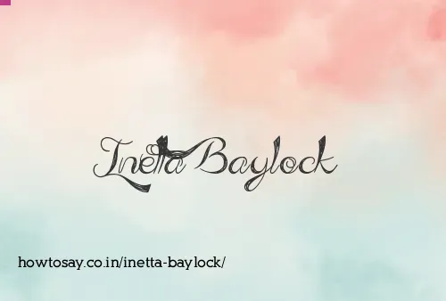 Inetta Baylock