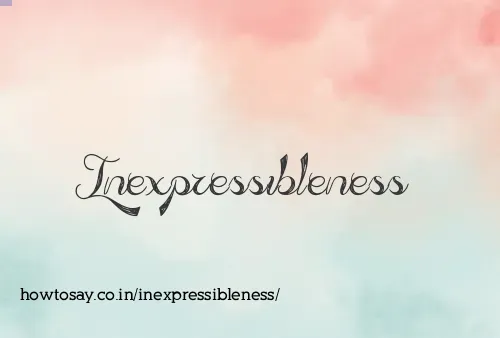 Inexpressibleness