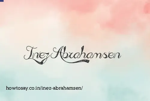 Inez Abrahamsen