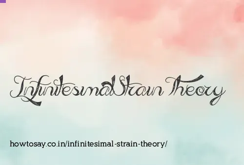 Infinitesimal Strain Theory