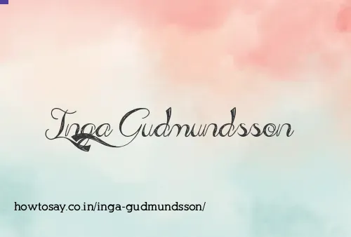 Inga Gudmundsson