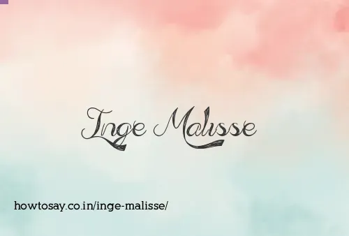 Inge Malisse