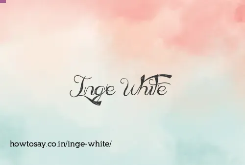 Inge White