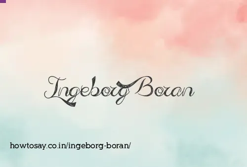 Ingeborg Boran