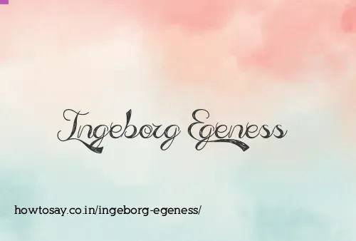 Ingeborg Egeness