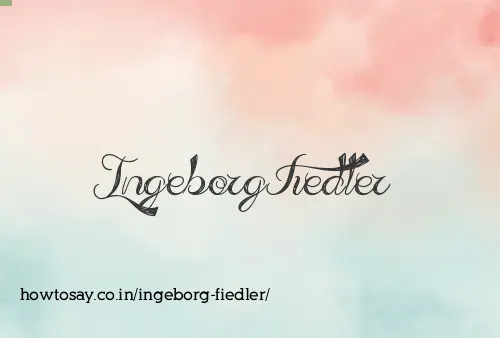 Ingeborg Fiedler