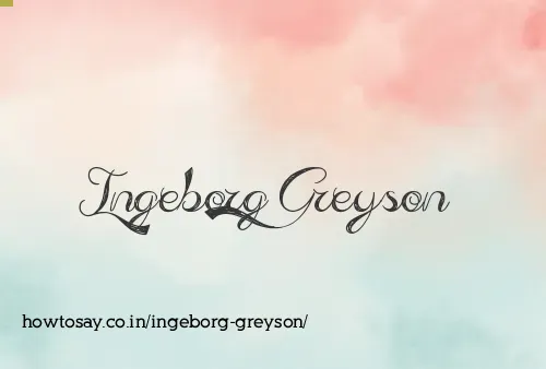 Ingeborg Greyson