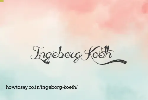 Ingeborg Koeth