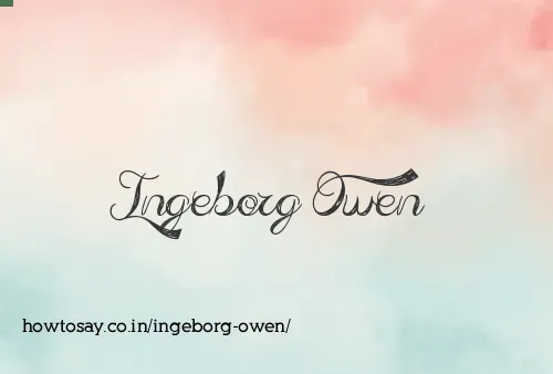 Ingeborg Owen