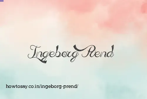 Ingeborg Prend