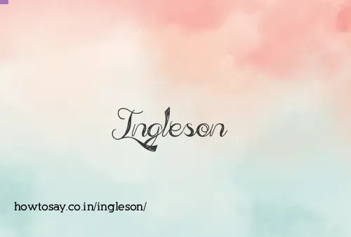 Ingleson